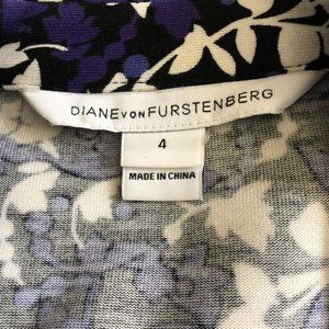 Diane Von Furstenberg classic collared wrap dress